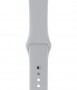 Apple Watch Series 3 Cellular 42мм, корпус из серебристого алюминия, спортивный ремешок дымчатого цвета (MQK12)
