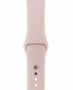Apple Watch Series 3 42мм, корпус из золотистого алюминия, спортивный ремешок цвета «розовый песок» (MQL22)