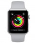 Apple Watch Series 3 38мм, корпус из серебристого алюминия, спортивный ремешок дымчатого цвета (MQKU2)